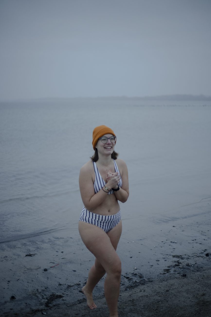 Moment aus dem Wasser